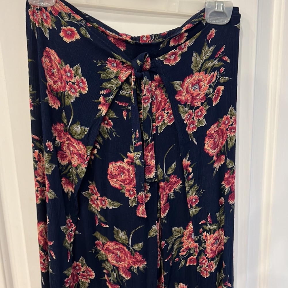 Floral boho pants